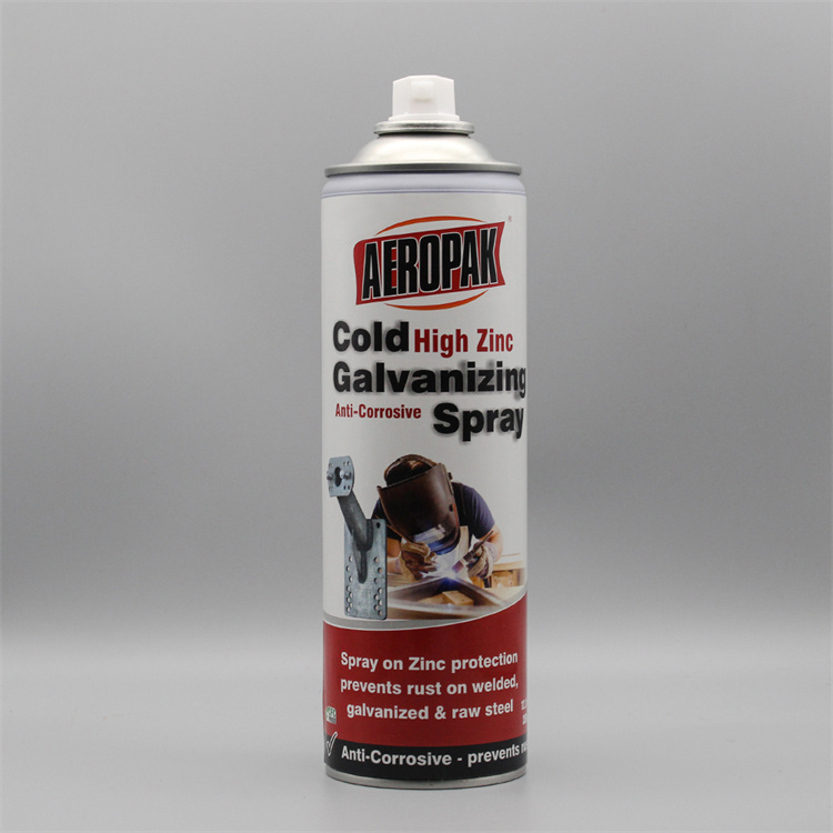 Aeropak Cold Galvanising Paint Spray Paint High Performance revêtement
