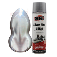 Aeropak Silver Zinc Spray Paint Anti-corrosion Protection