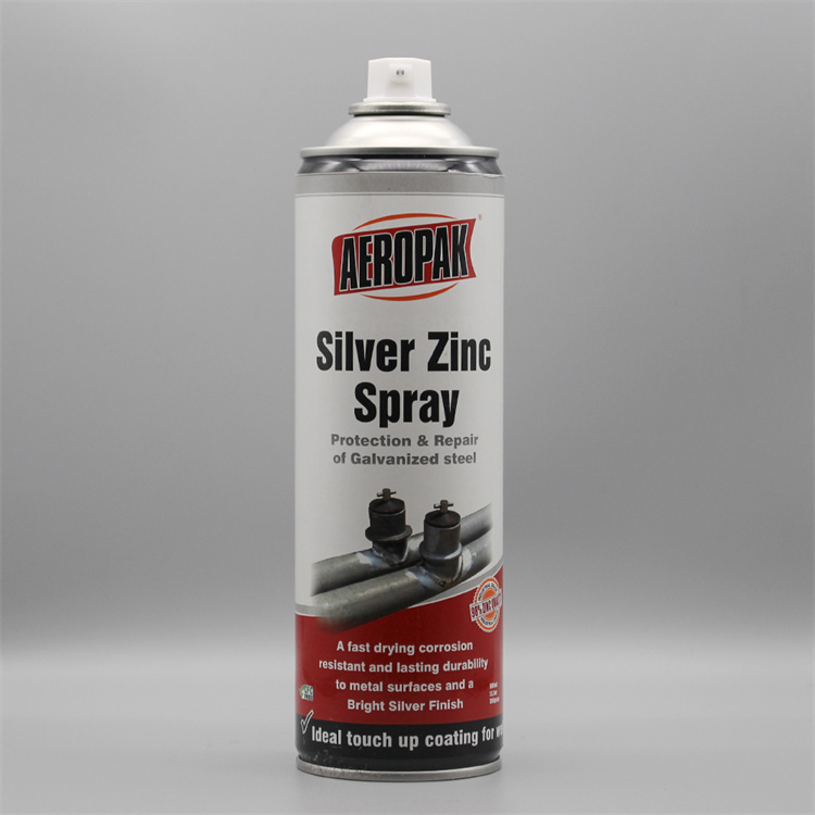 Aeropak Silver Zinc Spray Paint Anti-corrosion Protection