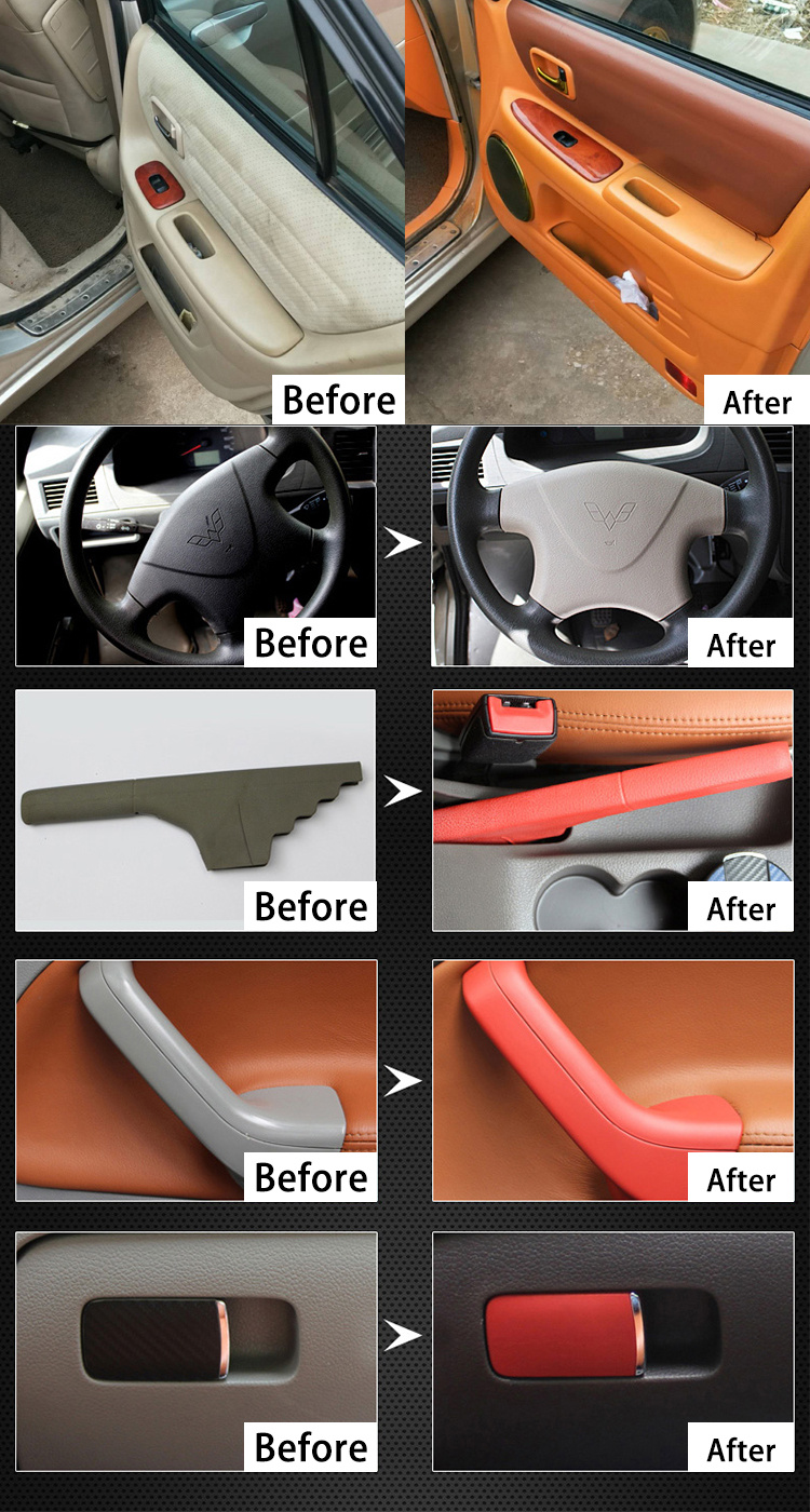 Effet de peinture recolorisant en plastique