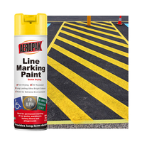 Jaune de marquage à la ligne sèche rapide peinture en aérosol